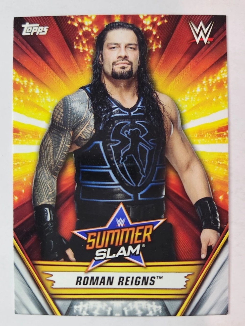🔥NOW $3🔥 Roman Reigns 2019 Topps Simmerslam WWE Wrestling Card